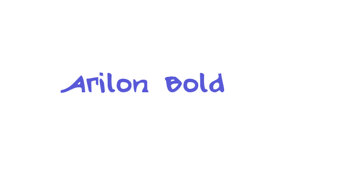 Arilon Bold Font Download