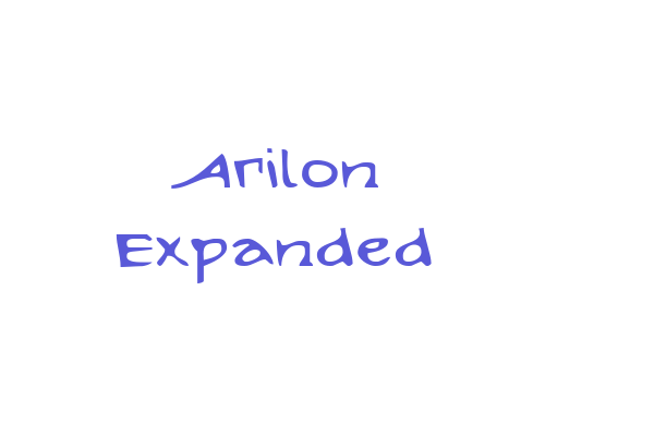 Arilon Expanded Font