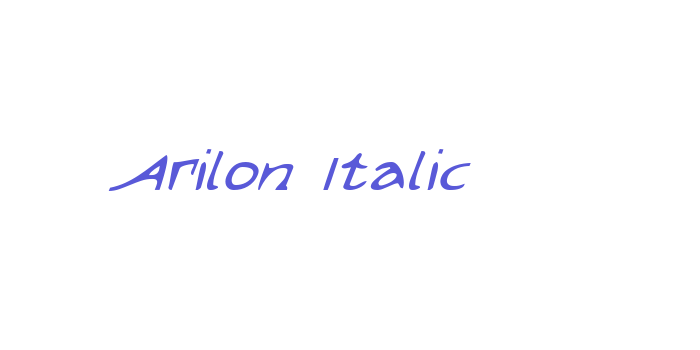 Arilon Italic Font Download