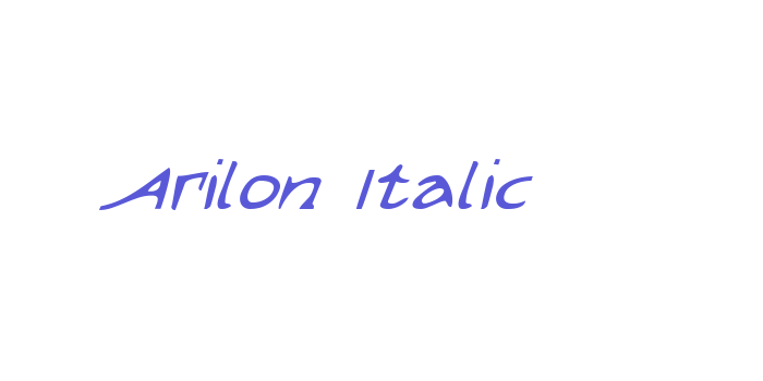 Arilon Italic Font