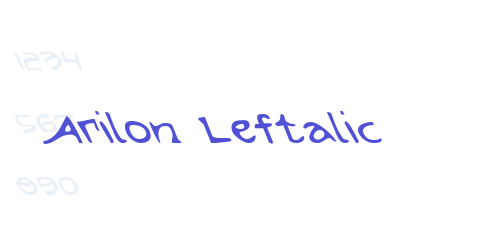 Arilon Leftalic-font-download