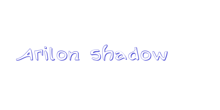 Arilon Shadow Font Download