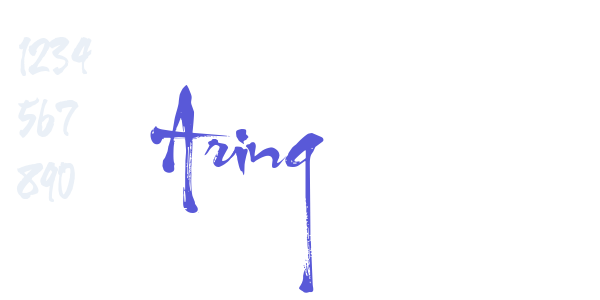 Aring font free