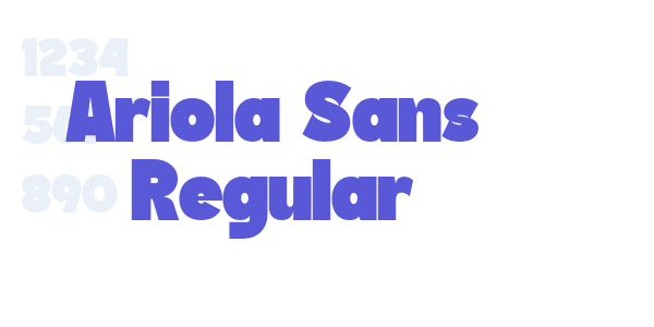 Ariola Sans Regular font free