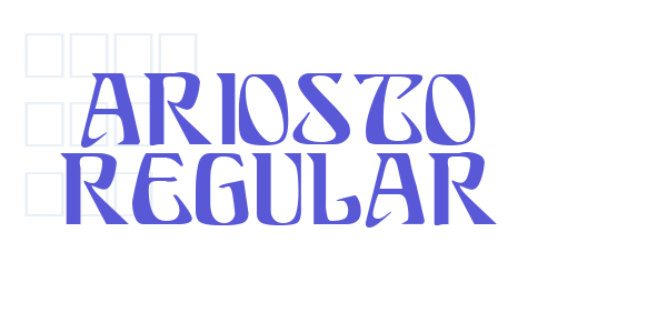 Ariosto Regular font free