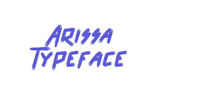 Arissa Typeface Font Download