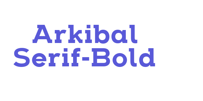 Arkibal Serif-Bold Font Download