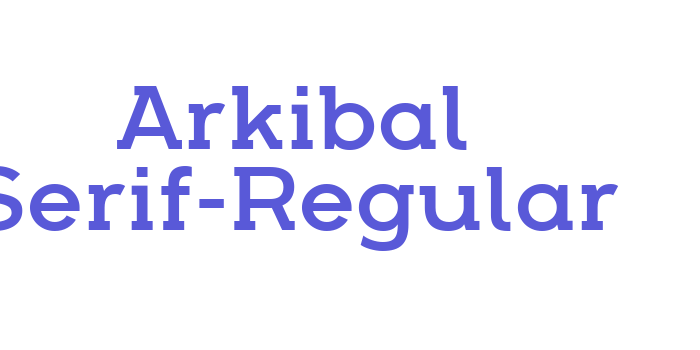 Arkibal Serif-Regular Font Download