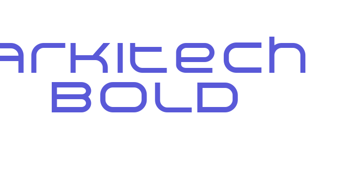 Arkitech Bold Font Download