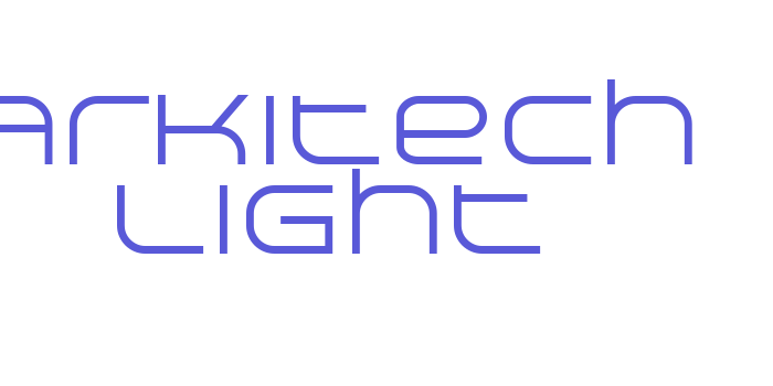 Arkitech Light Font Download