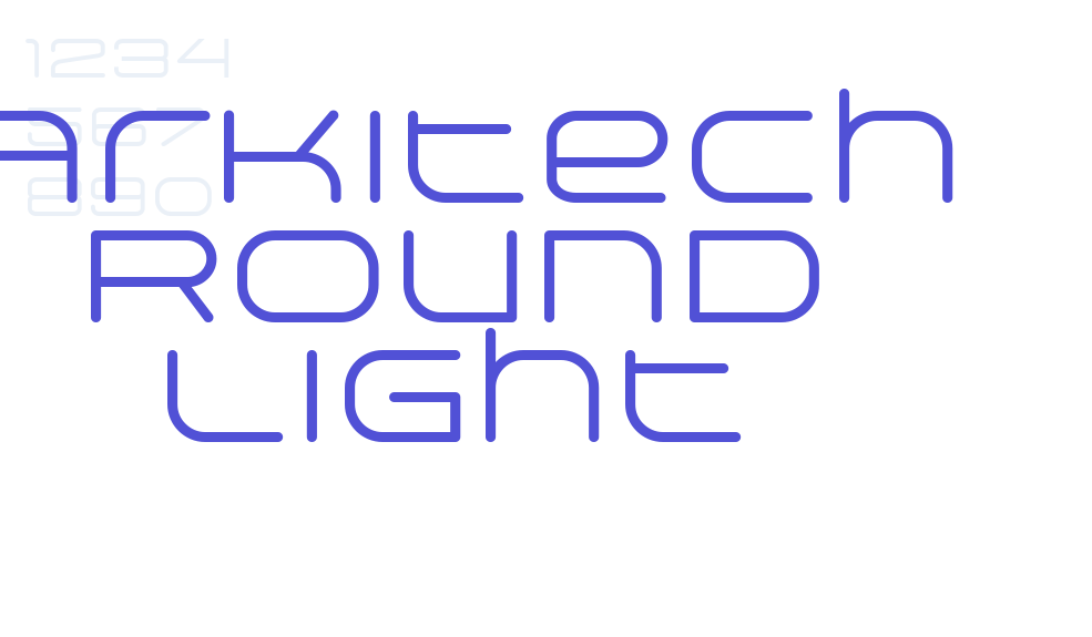 Arkitech Round Light-font-download