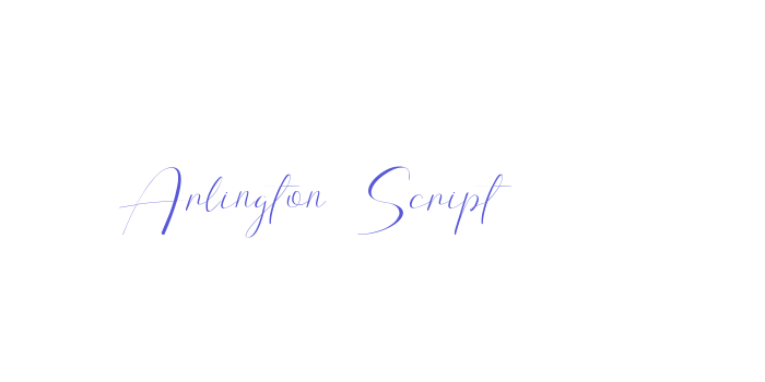 Arlington Script Font Download