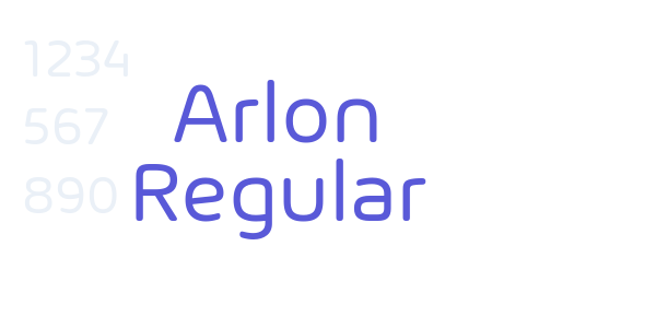 Arlon Regular font free