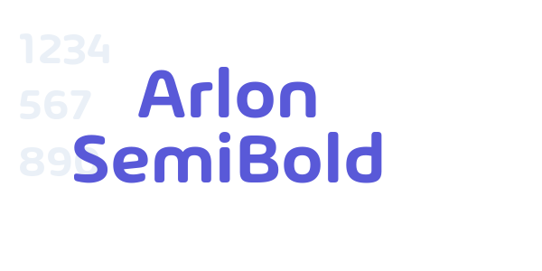 Arlon SemiBold font free