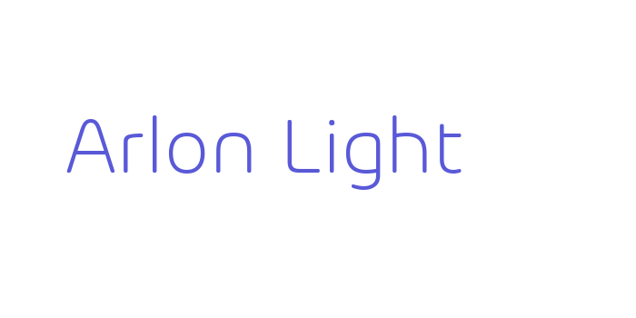 Arlon Light Font Download