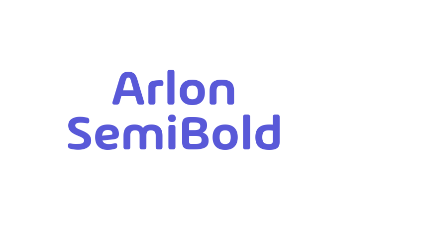 Arlon SemiBold Font Download