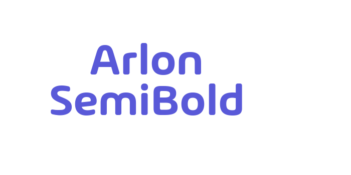 Arlon SemiBold Font Download