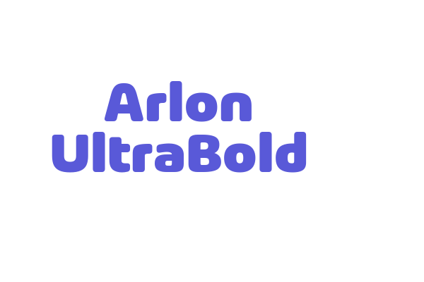 Arlon UltraBold Font