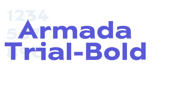 Armada Trial-Bold font free