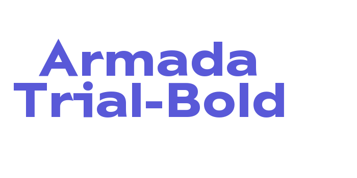 Armada Trial-Bold Font Download