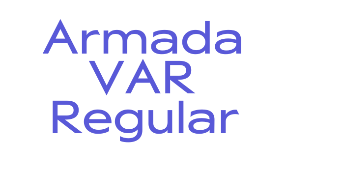 Armada VAR Regular Font Download