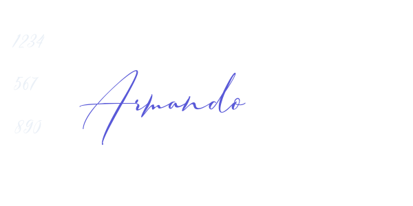 Armando font free