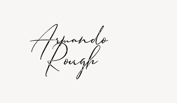 Armando Rough Font