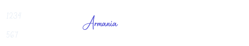 Armania-related font