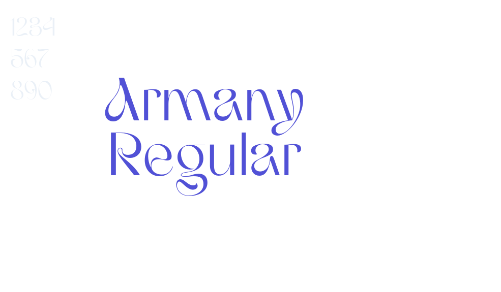 Armany Regular-font-download