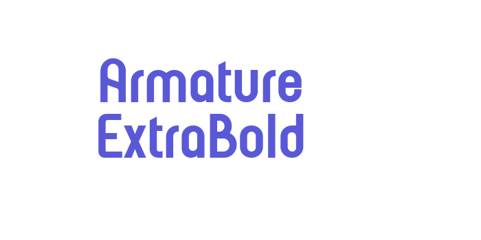 Armature ExtraBold Font Download