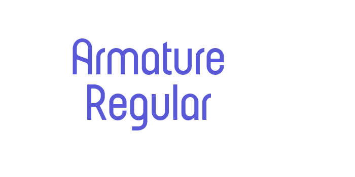 Armature Regular Font