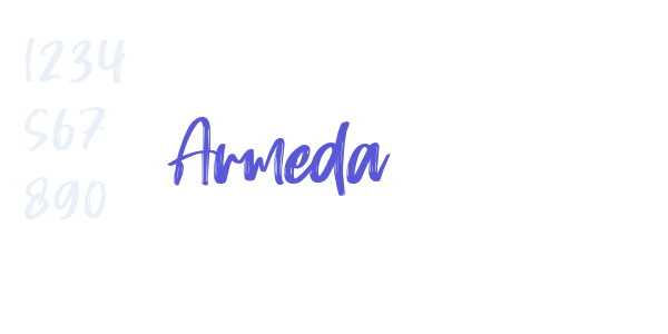 Armeda font free