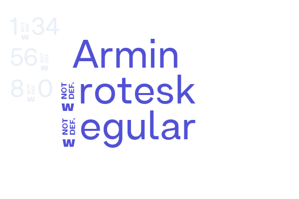 Armin Grotesk Regular Font Download