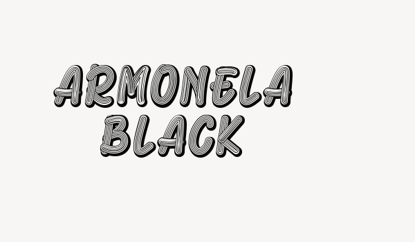 Armonela Black Font