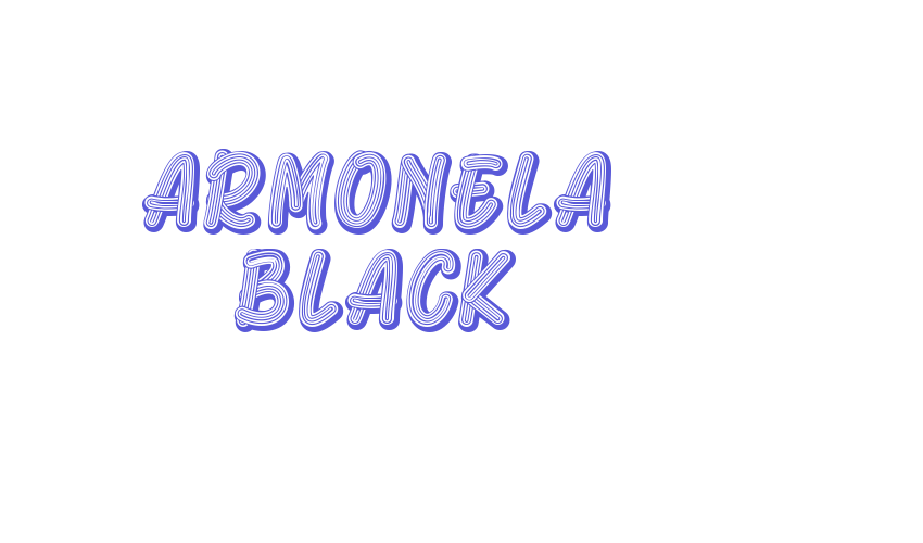 Armonela Black Font