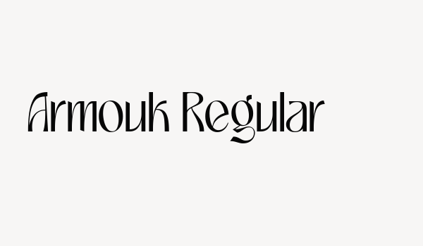 Armouk Regular Font