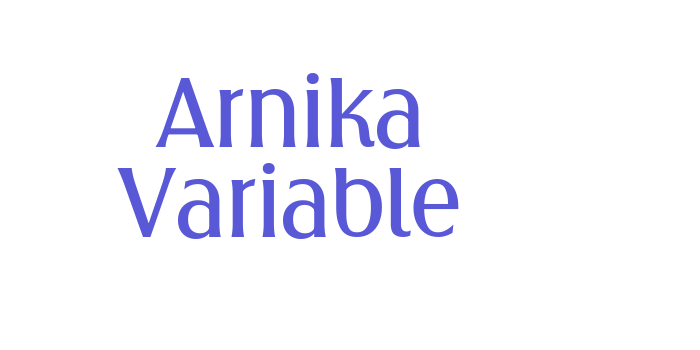 Arnika Variable Font