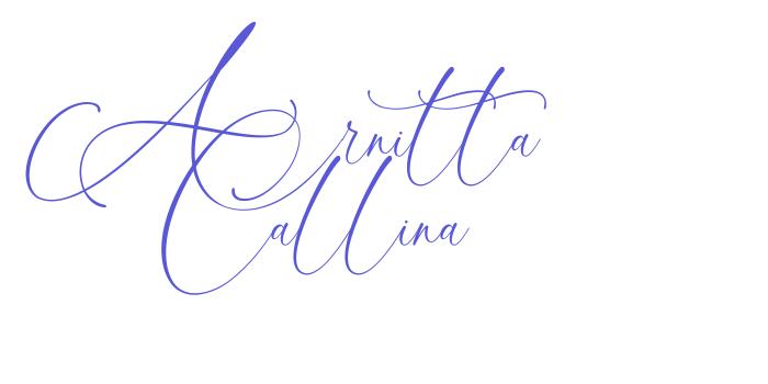 Arnitta Callina Font Download