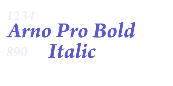 Arno Pro Bold Italic font free