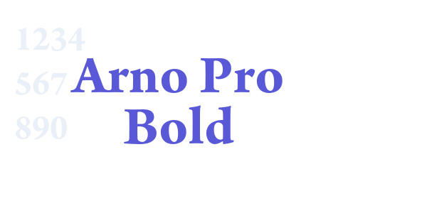 Arno Pro Bold font free