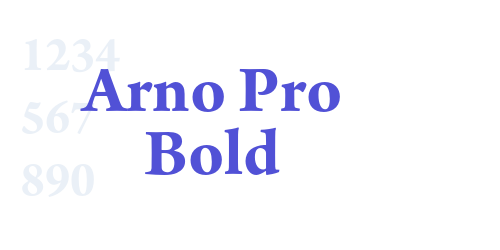 Arno Pro Bold-font-download