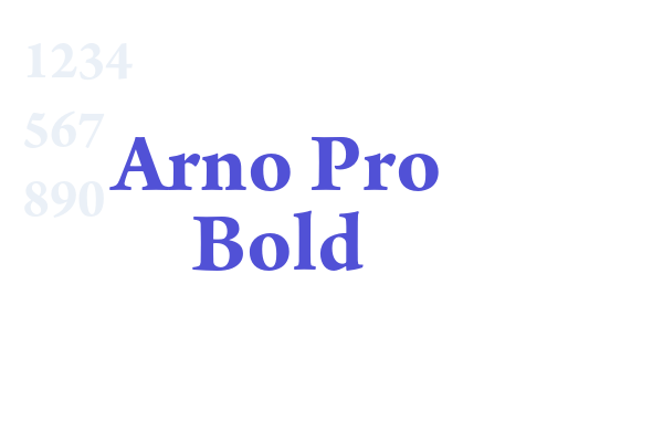 Arno Pro Bold