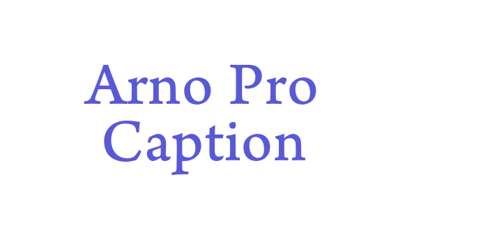 Arno Pro Caption Font Download