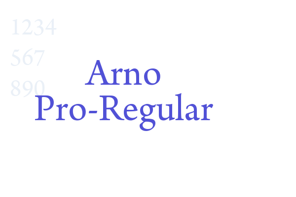 Arno Pro-Regular