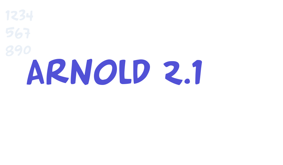 Arnold 2.1-font-download