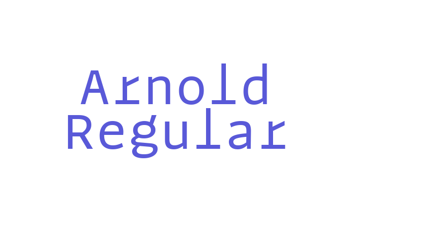 Arnold Regular Font Download