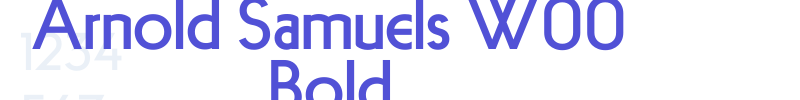 Arnold Samuels W00 Bold-font