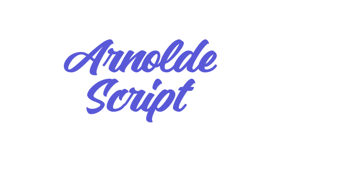 Arnolde Script Font Download