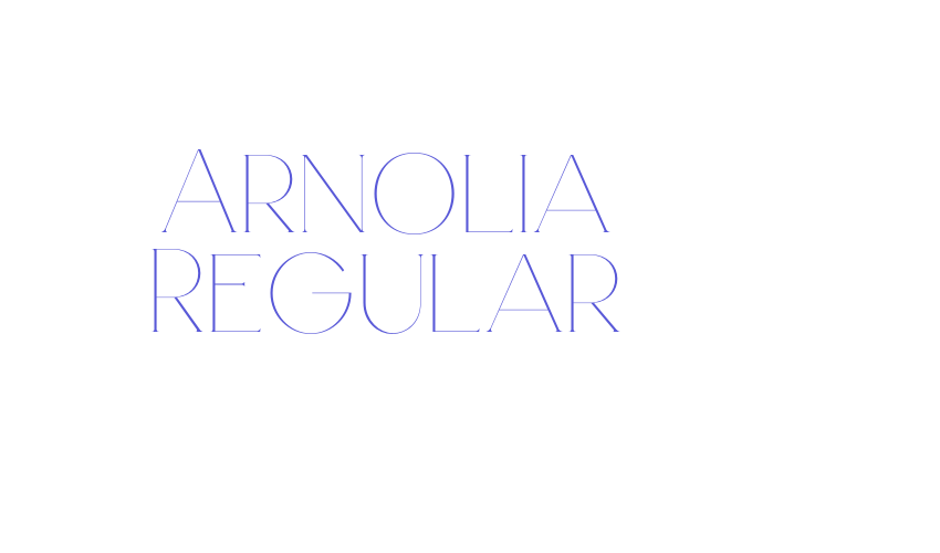 Arnolia Regular Font Download