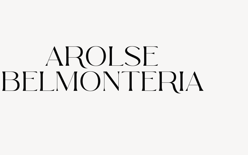 Arolse Belmonteria Font